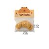 Croissant Plush Bread Key Chain Cartoon Bag Pendant Funny Food Plush Keychain  Backpack Decor