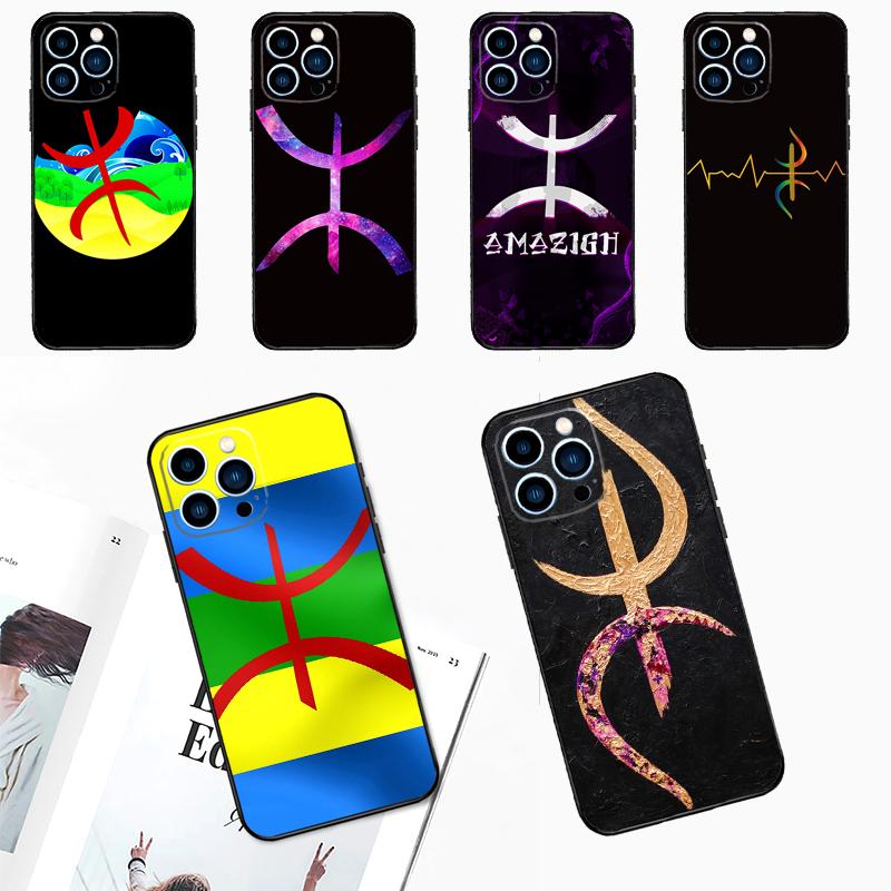 Amazigh Berber Flag For Huawei Nova Y60 Y61 Y70 Y72 Y73 Y90 Y91 9 10 SE 7i 8i 11i 12i P30 P40 Lite P60 Pro Case