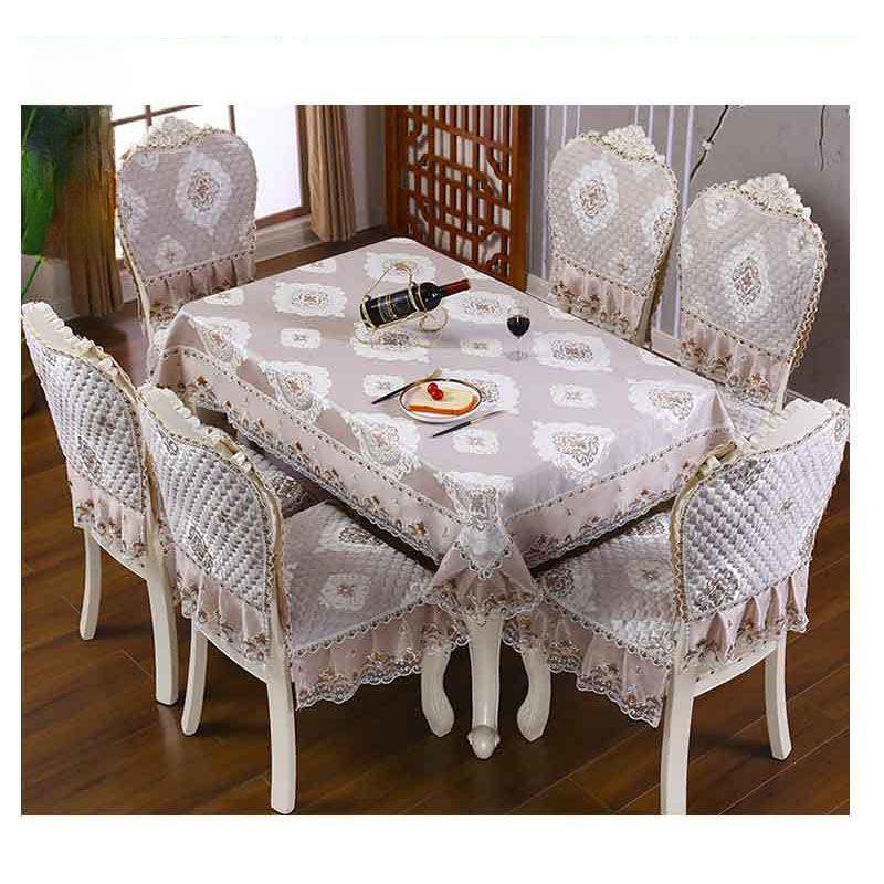 4 Pcs High-quality Dining Table Chair Cover Plants Flowers Tablecloth Chair Cushion Household Non Slip Dining Seat Cover Universal Type Mat