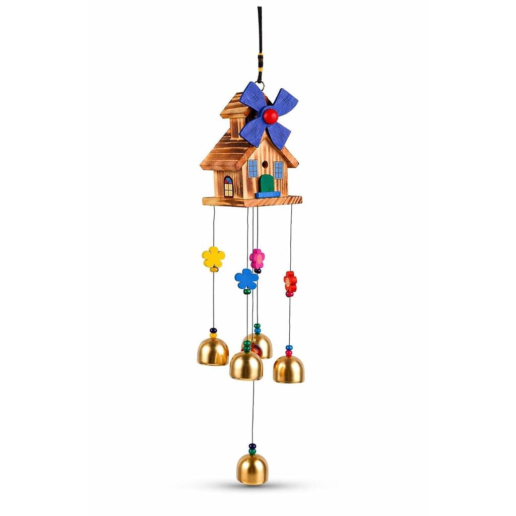 Wind Chimes for Home & Balcony Decor, Metal Hanging Outdoor Garden Terrace, Feng Shui Positive Energy Good Luck & Vastu