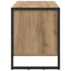 Shoe Cabinet Rustic Oak Finish 60 x 35 x 44 cm Engineered Wood
