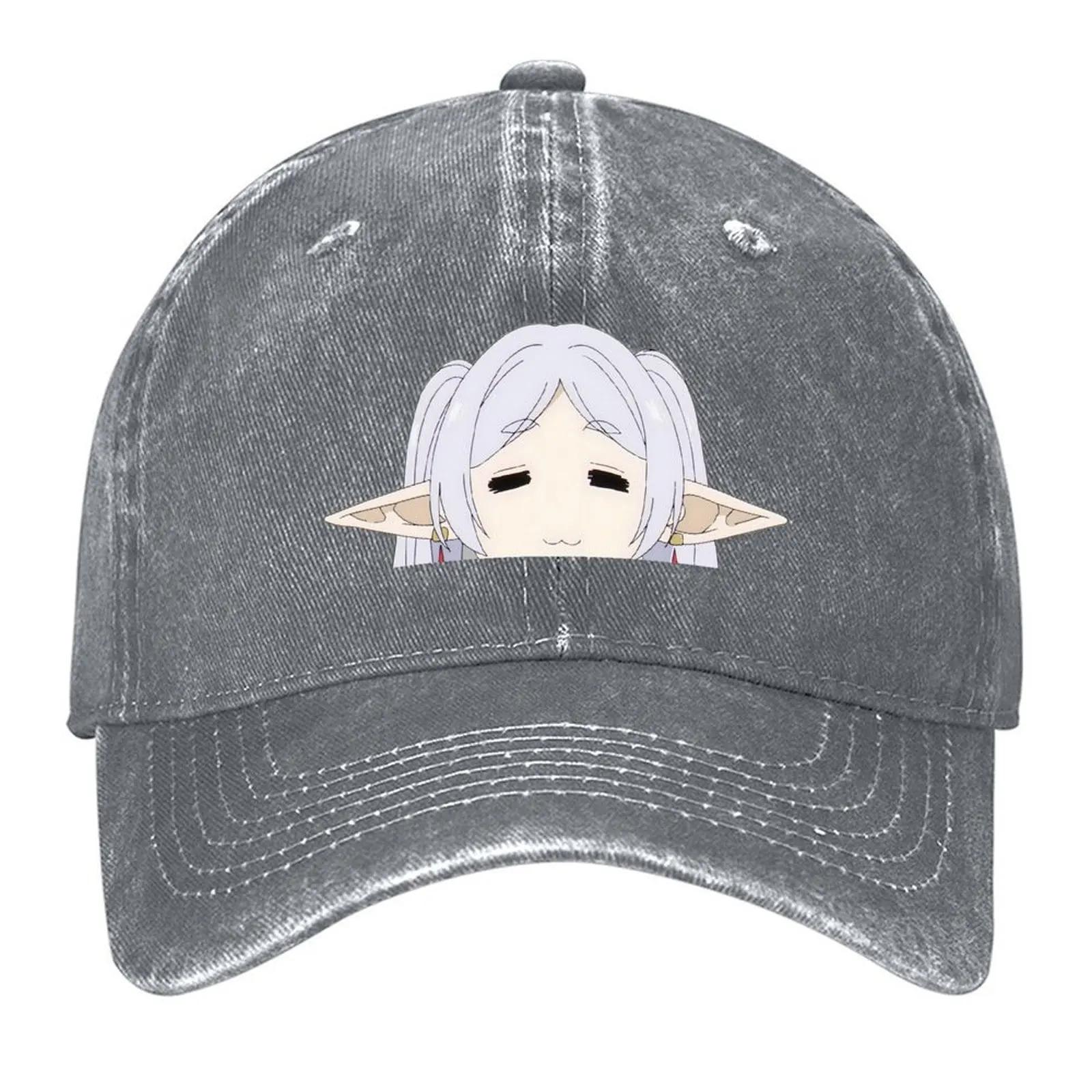 Frieren Funny face Peeker Baseball Cap Golf Cap Unique hats Brand Man cap Sun Unisex Golf Wear Womens