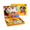 Wooden Childrens Puzzle With Magnetic Faces For Kids Ages 3 To 6 Educational Toy