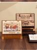 2026 Chinese Style Wooden Desk Calendar - Office Desktop Ornament & Gift