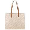 T Monogram Adjustable Shoulder Strap Double T Large Logo Color Block Embossed Leather Tote Bag Women Tote 138919-020