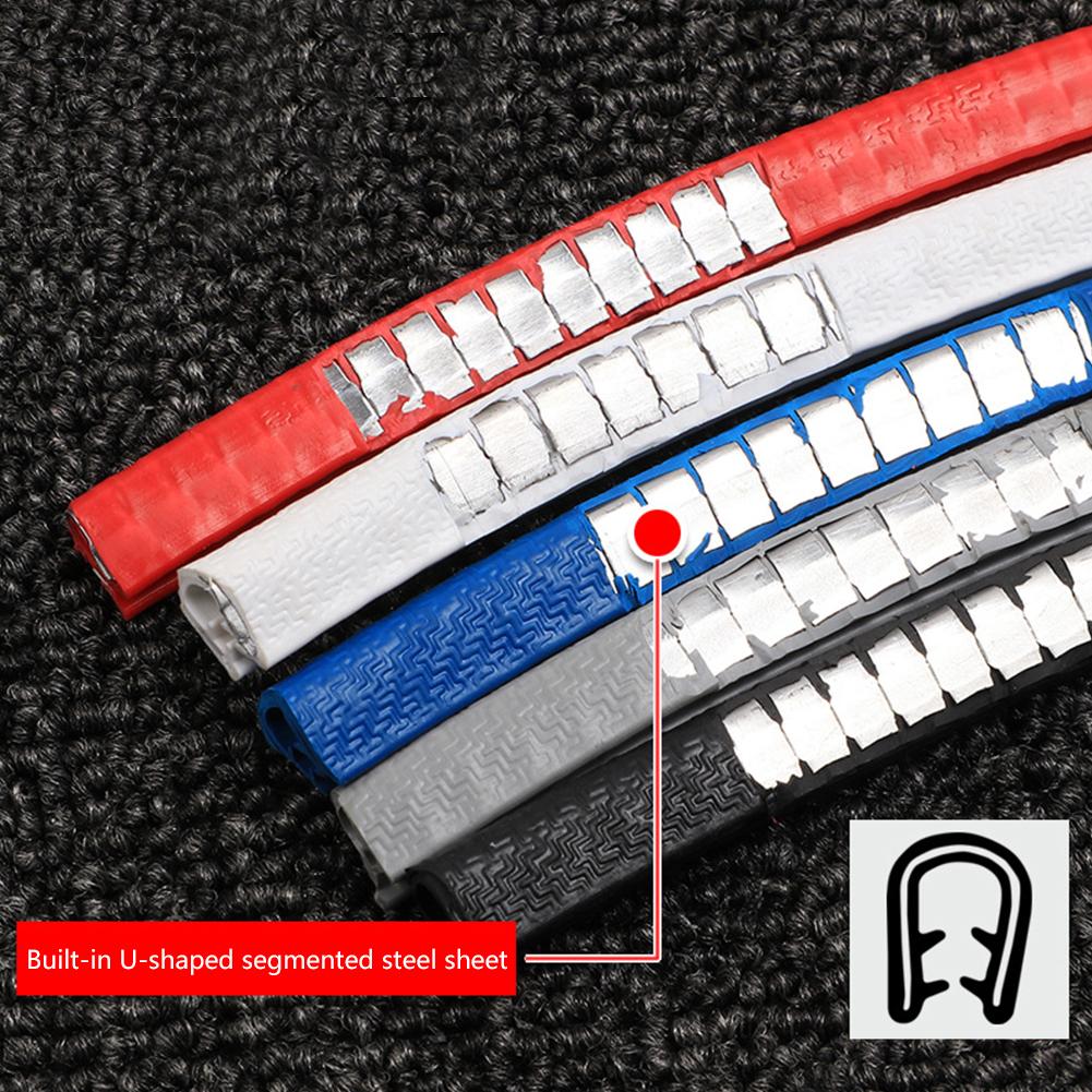 2M Universal Car Door Edge Protector Strips Auto Door Guard Protective Strips Automobiles Doors Trunk Hood Seal Sealant Strip