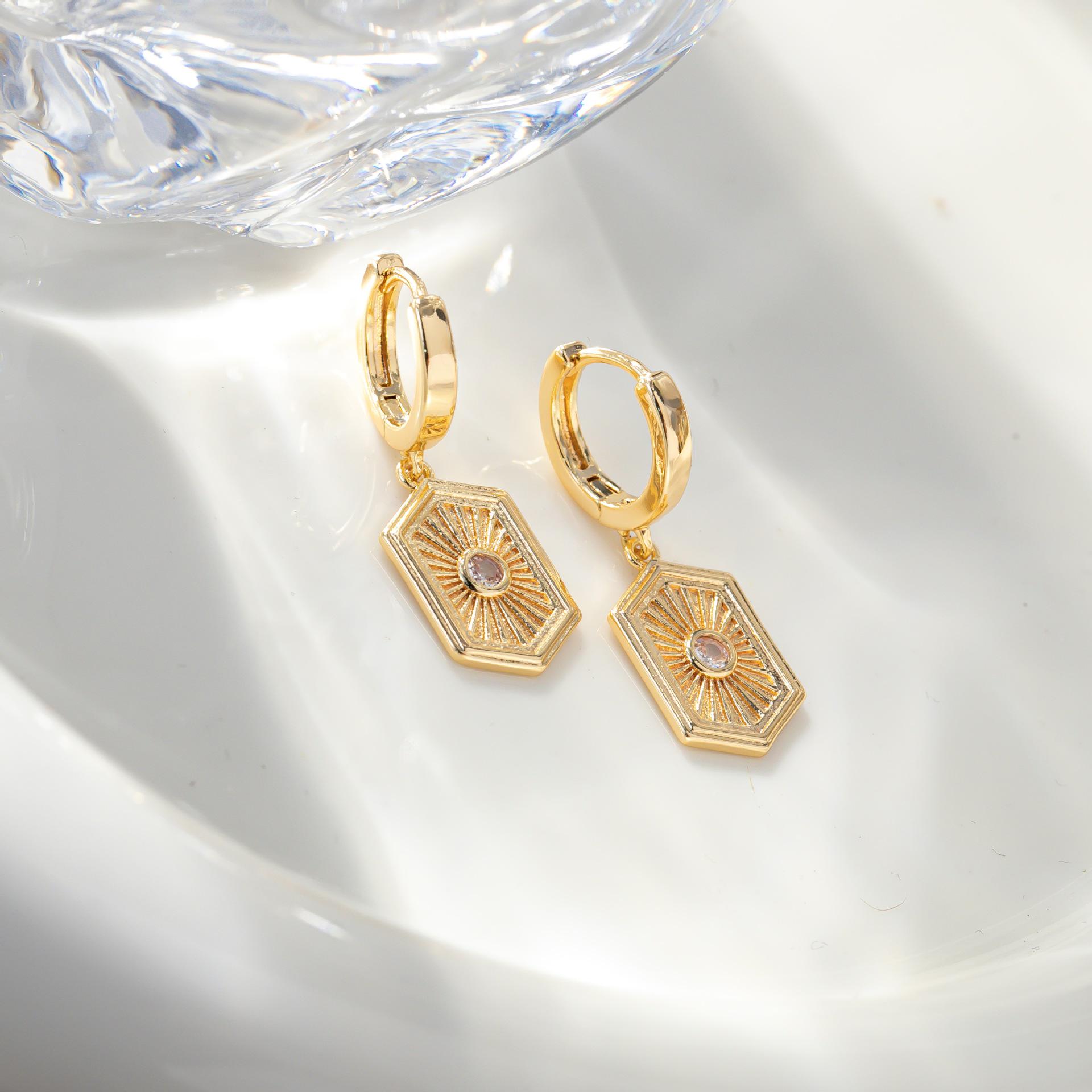 Retro Geometric Bohemian Dangle Ear Cuffs - European & American Style