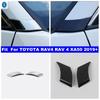 ABS Front Window Pillar A Decor Sequ Cover Trim For TOYOTA RAV4 RAV 4 XA50  - 2024 ABS Chrome / Carbon Fiber Accessories
