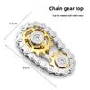Pinioane Volantă Giroscop de deget Spinner Fidget Antistres Anxietate Metal Lanțuri de bicicletă Spinner Jucării Fidget Pentru Adulți Copii