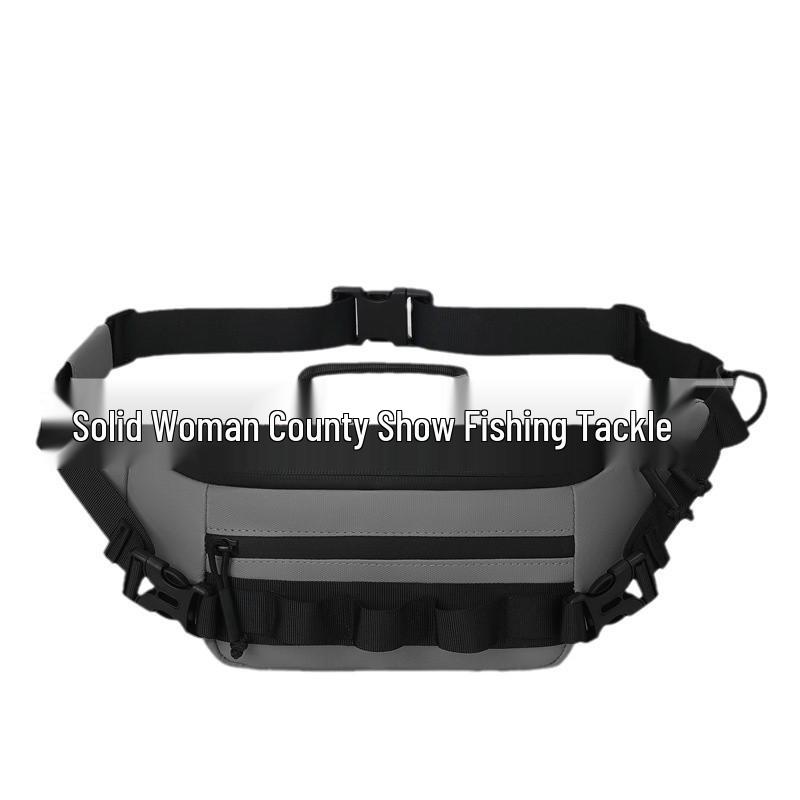 Luya Men's Multifunctional Waterproof Waist Bag for Fishing and Outdoor Travel