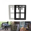Classic Lockable Plastic Pet Door for Mosquito Proof Screen Window Security Flap Gates Pet Tunnel Dog Fence Free Access L