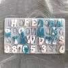 Letter Resin Casting Molds DIY Alphabet Number Casting Mold Jewelry Craft Tools