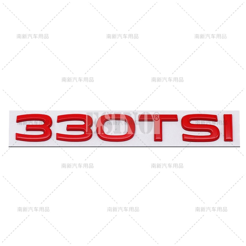 AABIO1 New  Styling 3D 230 280 330 380 TSI Metal Alloy Adhesive Emblem Rear Trunk Badge Fender Sticker Car Body Decal for Volkswagen