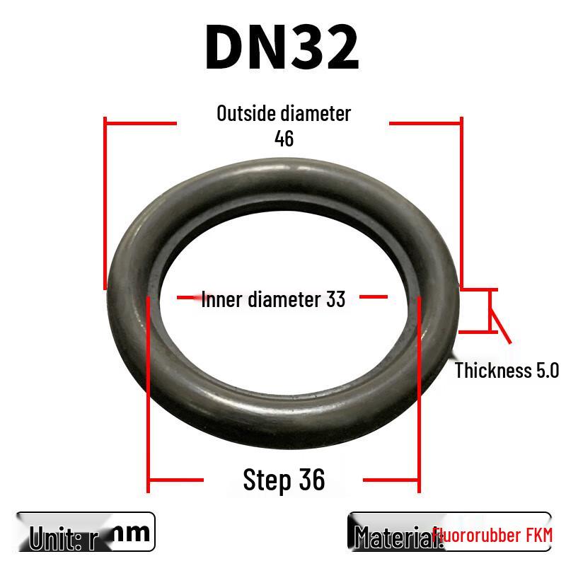 PTFE Sanitary Union Gasket DN32