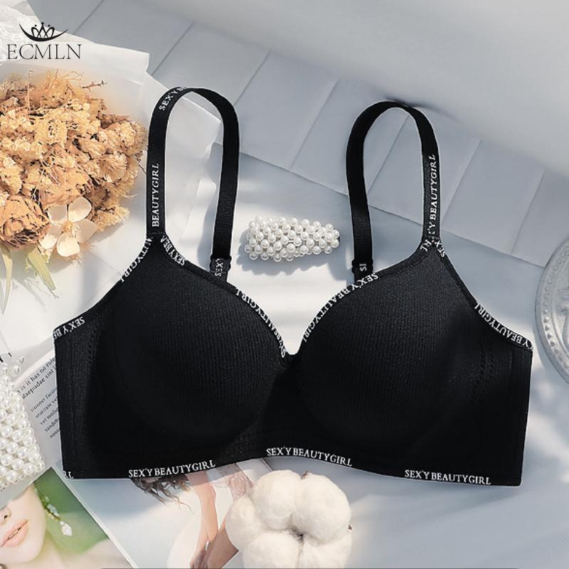 

Летний толстый бюстгальтер без стальных колец, собранный для маленькой груди, бесшовный бюстгальтер с буквенными бретельками, спортивный, антискользящий, сексуальное нижнее белье, бюстгальтеры 34