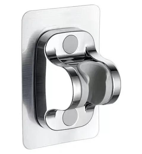 

Самоклеящийся держатель для душа Регулируемый держатель для душевой лейки Ручной держатель для насадки Беспробивной кронштейн для душа с многоугловым вращением