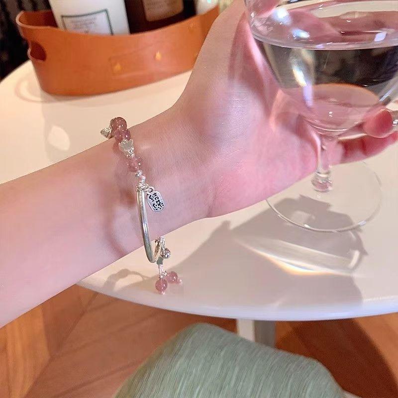 Baroque Pearl Drawstring Bracelet: Women's Light Luxury, Irregular Design, Exquisite Handcrafted Jewelry.