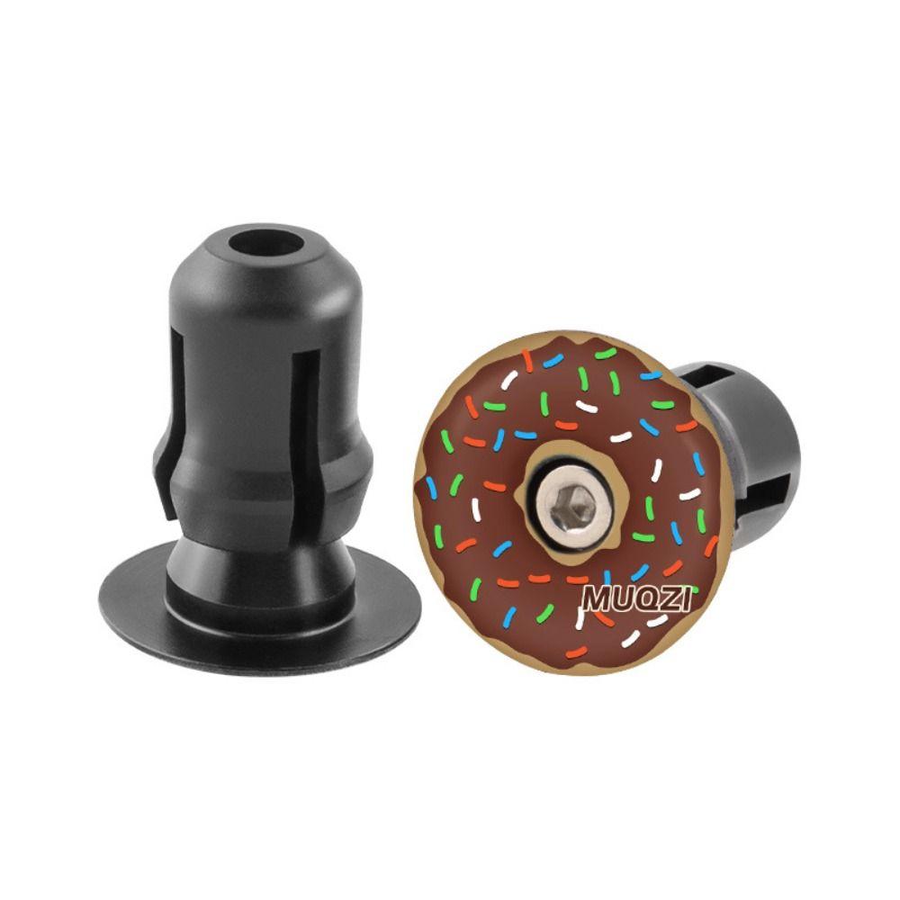 

1 Pair Aluminium Alloy Bicycle Handlebar End Caps Lightweight 32x26MM Bicycle Handlebar Plug Easy Installation