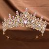 Diadema Corona Nuziale con Strass per Abito da Sera e Servizi Fotografici