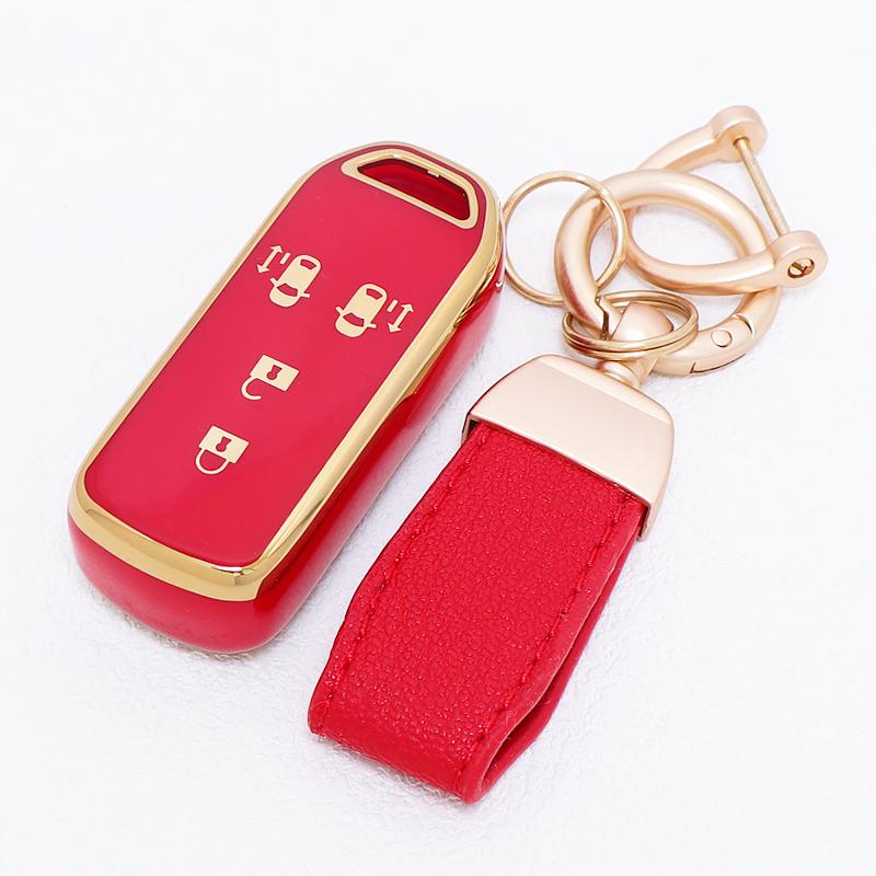 2/4 Buttons for Honda N-One N Wagon N-BOX JF1 JF2 Custom JF3 JF4 N-BOX+Plus TPU Car Key Case Cover Shell Fob Keychain Bag