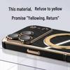 iPhone 17 Pivot Magnetic Case: Electroplated Solid Color, Full Coverage Anti-Fall Protective Case for Apple 16E/15 Pro.