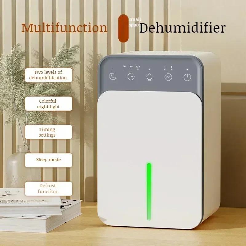 Intelligent Portable Dehumidifier with Deodorizing & Mold Prevention, Compact Design for Bedroom/Office/Closet Humidity Control