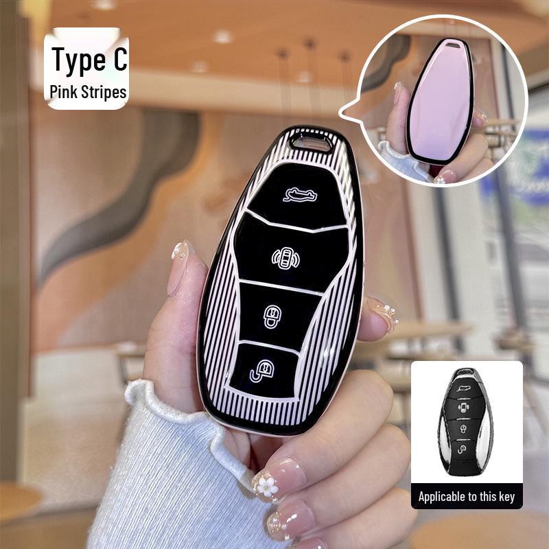 Suitable for Hongqi HS3, HS5, H5, and New H6 Car Key Covers, 24-inch Protective Shells.