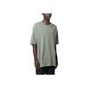 Y-3 Solid Color Crew Neck Pocket Loose T-Shirt Men Tops Gray-Green IP7945
