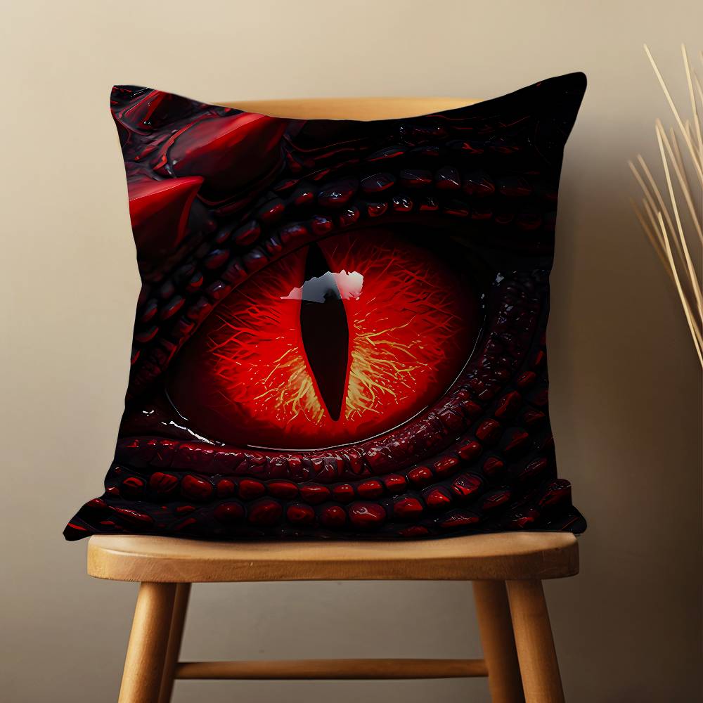 Myth Dragons Eyes Throw Pillow Case For 45*45cm,55*55cm,30*30cm,Car Pillowcase Home Bedchamber Decor Gift