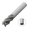 CNC 4 Flute Straight Shank End Mill Cutter Drill Bit Tools HSS Material High Toughness for Copper Aluminum Cast Iron