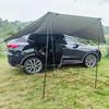 Auto Shelter Schatten Camping Seite Auto Dach Top Zelt Markise Wasserdicht UV Tragbare Camping Zelt Auto Dach Regen Baldachin