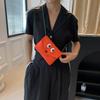 Cartoon small bag 2025 new Mori soft girl cute big eyes funny shoulder crossbody canvas small square bag tide