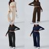 Pure Color Casual Pants For Women With Wide Leg Design For Autumn Winter Comfort