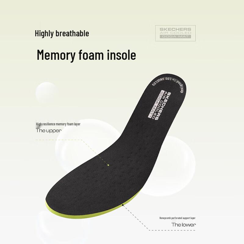 Skechers Chaussures de sport respirantes en mesh pour hommes, pour la course et le quotidien