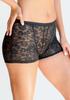 Women's Lace Shorts Arabeska LU141-02 Naviale Black