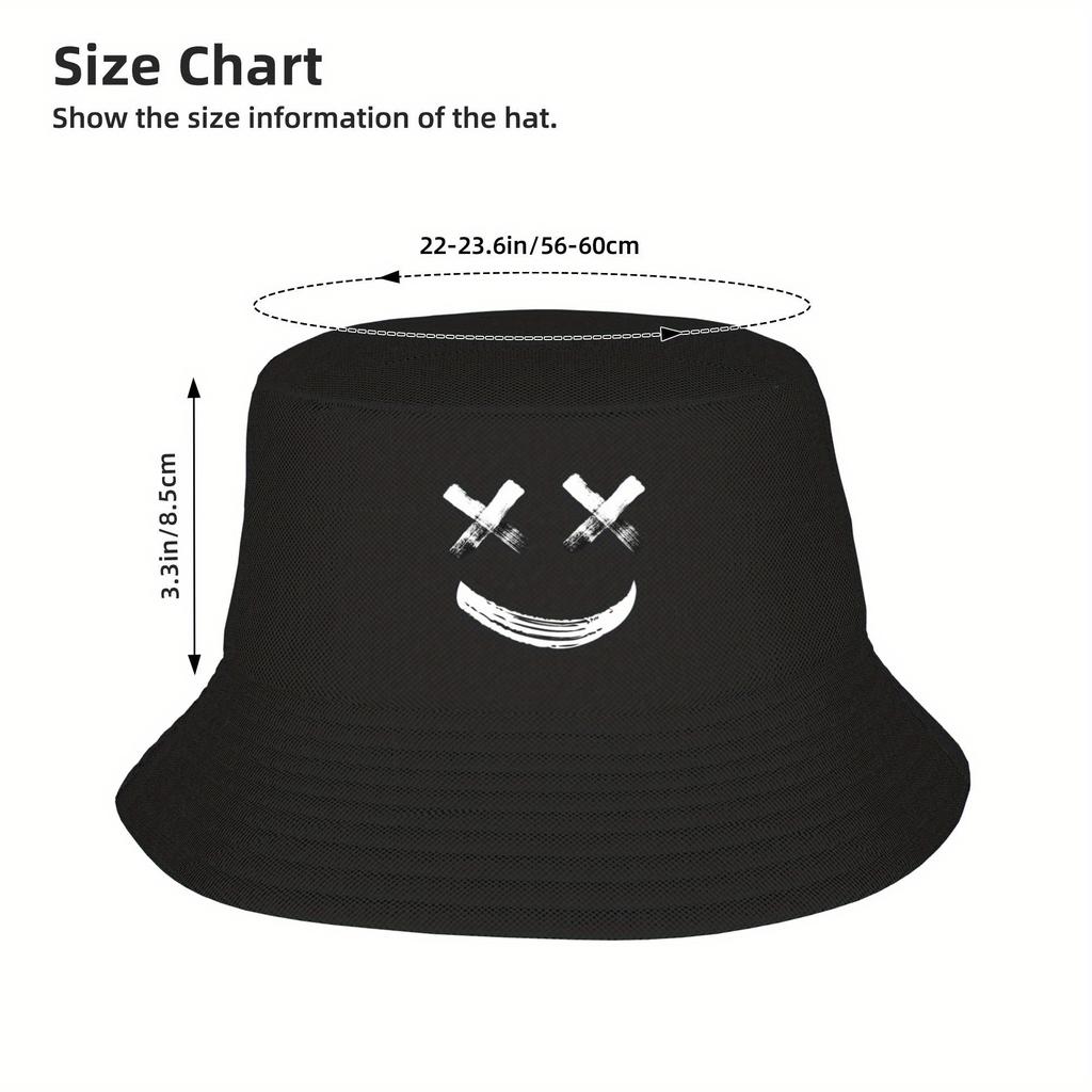 Solhatt i Y2K-stil, lämplig för resor, fritid och födelsedagsfirande. Utomhushatt med optimistisk design