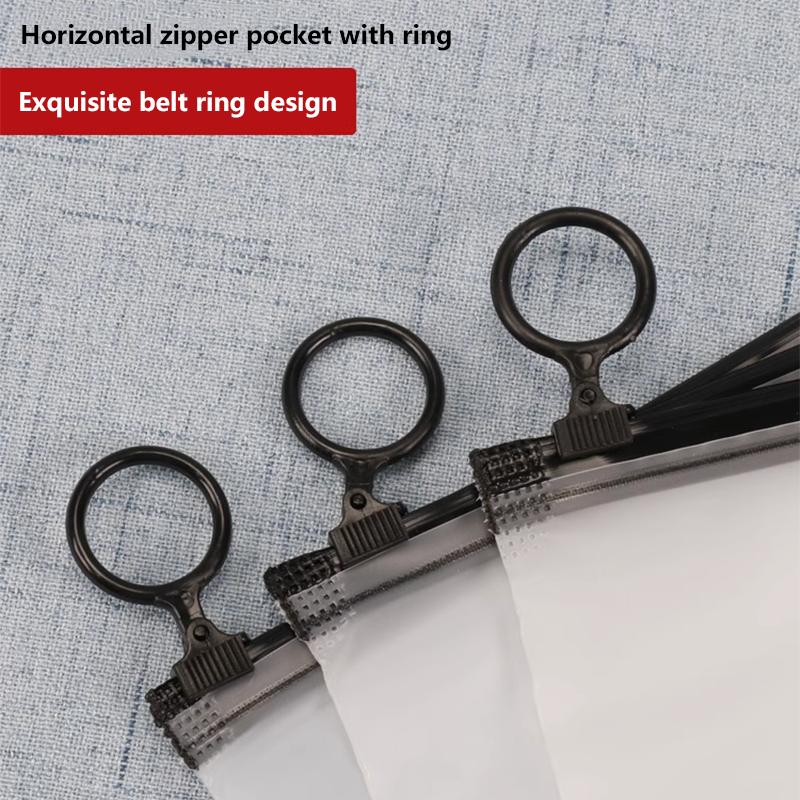 Matte zipper bag black pull tab open sock packaging bag travel storage underwear product packaging custom logo printing
