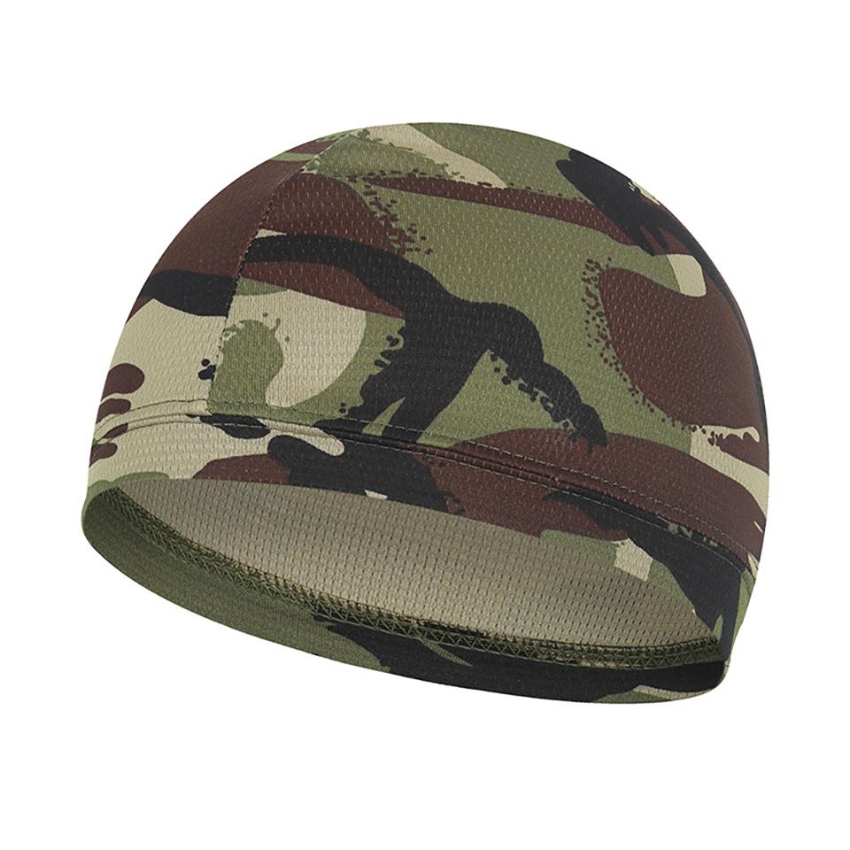 Cycling Hiking Cap Breathable Quick Dry Mesh Camo Print Bike Motorcycle Helmet Liner Sweat Wicking Sports Running Hat