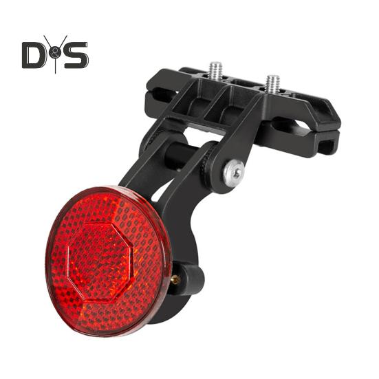Bike Reflective Tail Light for AirTag Locator Mount Universal MTB Road Mountain Bicycle Saddle Reflector Rear Lamp Holder Bike Accessories