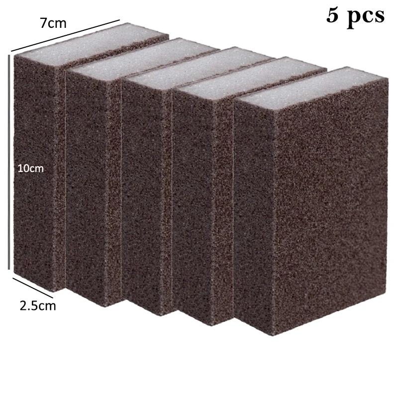 Magics Sponge Eraser Descaling Emery Cleaning Brush Silicon Carbide Descaling Cleaning Brush Stove Top Pot Kitchen Tools