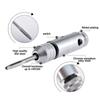 Stainless Steel Ratcheting Tap Wrench Adjustable T-Handle Plug Tap Metric Screw Tap Drill Thread ToolM3 M4 M5 M6 M8 Hand Tools