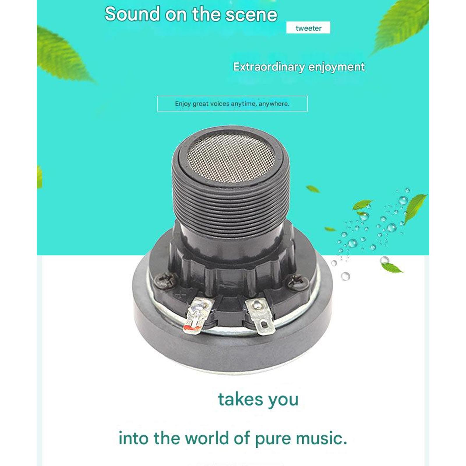 

100W High Power Tweeter Driver 60 Magnets 8Ohm Easy to Install for Professional Auditory Systems Robust Sound 1