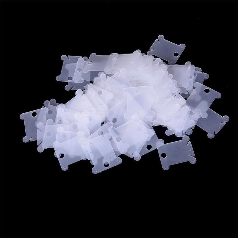 100Pcs/Set Embroidery Floss Craft Diy Thread Bobbin Cross Stitch Storage Holder