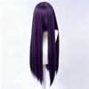 90cm Natürlich Aussehende Rose-Net Gerade Perücke, Gefärbt—Perfekt für Anime Cosplay und Alltagslooks