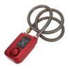 Anti Theft Chain Lock with High Volume Vibration Alarm Keyless Water Resistant Motorcycle Digital Password Security