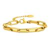 Bracelets Stainless Steel Bracelet 18K Gold Simple Personality Fashion