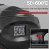 Delixi Electric Digital Display High-Power Hot Air Gun for Temperature Control & Film Shrinking.