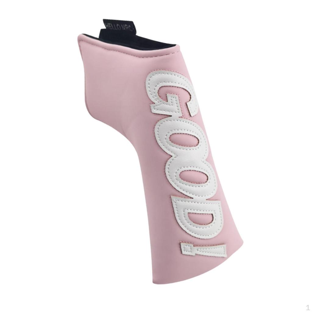 Golf Blade Putter Head Cover Schläger Schutzhülle Modische Plüschfutter-Wrap Sleeve für