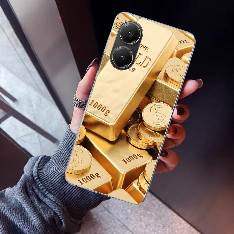 

Fine Gold Pattern Printing Phone Case For Xiaomi Poco X5 X6 X7 Pro F7 Ultra M7 Redmi 15C 15 13C 13 12C 12 10 10C 10A 9 9C 9T 9A Redmi 10C