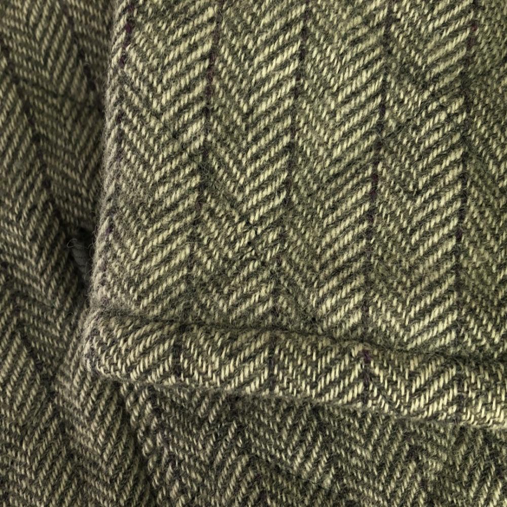 LAVENHAM British wool Herringbone Pattern Quilted jacket 36 Gurege Women Used